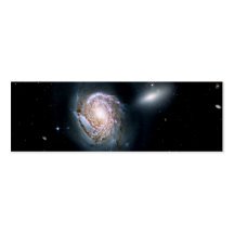 Spiral Galaxy NGC 4911 in the Coma Cluster Business Cards