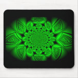 spiral_green_black mousepad