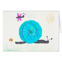 "Spiral Land Snail" Card