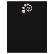 Spiral of Pink Elephants. Cartoon. Flyers