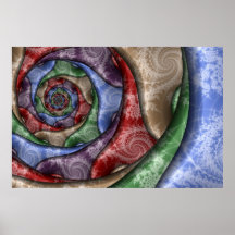 Spiral Pottery Print