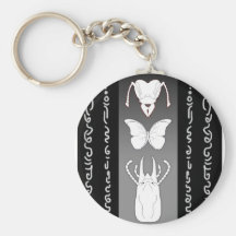 Spiral Sketches Keychains