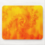 Spirale de fractale du feu : tapis de souris