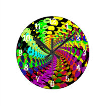 Spirale psychédélique : Horloge murale horloges murales