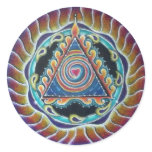 Spiraling Heart Mandala  Sticker