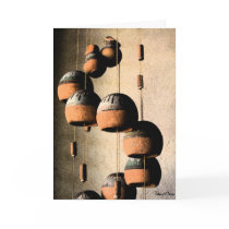 Spiralled Clay Wind Chimes Still Life