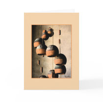 Spiralled Clay Wind Chimes Still Life
