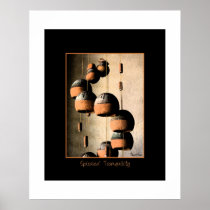 Spiralled Clay Wind Chimes Still Life