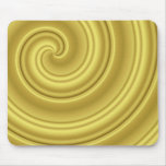 Spiralling Gold Mouse Mat (ii)