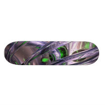 Spiralling out of Control Abstract Skateboard V2