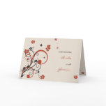 Spirals & Flowers Wedding Invitation Announcement cards