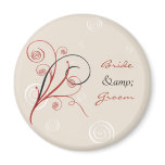 Spirals Wedding Save The Date magnets