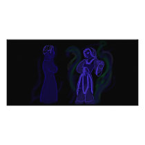 Spirit Art: Lith and Hunter Personalized Photo Card