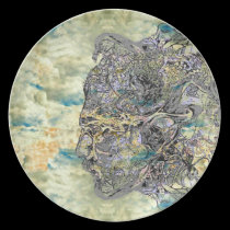 Spirit iIn The Sky art plate by Whimzwhirled plates