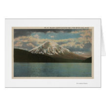 Spirit Lake, WA - View of Mt. St. Helens Greeting Card