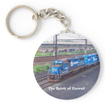 Spirit of Conrail - GP38 - PRR #2943 in Blue Paint Key Chain