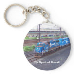 Spirit of Conrail - GP38 - PRR #2943 in Blue Paint keychains