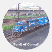 Spirit of Conrail - GP38 - PRR #2943 in Blue Paint Stickers