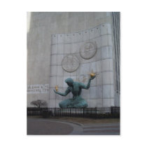 Spirit of Detroit Postcard