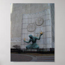 Spirit of Detroit Poster