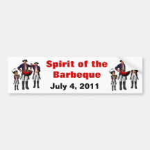 Spirit of the BBQ Bumper Stickers