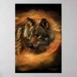 Spirit Of The Golden Moon Poster/Print
