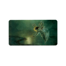 Spirit of the Night by Grimshaw, Victorian Fairy Personalized Address Label