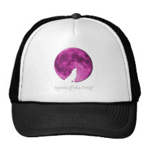 Spirit of the Wolf - Pink Trucker Hat