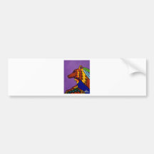 Spirit of Wolf 3 by Piliero Bumper Sticker