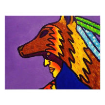 Spirit of Wolf 3 by Piliero Personalized Invites