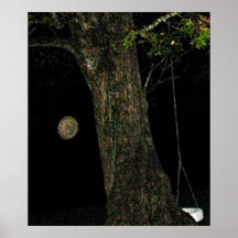 Spirit Orb by a Tree Print