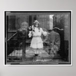 Spirit Photograph of Girl, c. 1905 Poster