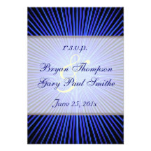 Spirit Rose Wedding RSVP Custom Invitation