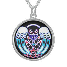 spirit thunderbird sterling silver necklaces
