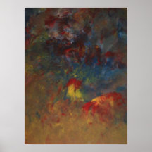 Spirit Wolf in a Firestorm Print