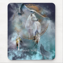 Spirit Wolf Mouse Pads