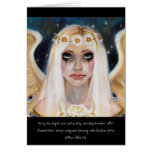 Spirited Away - Blonde Angel with a Daisy Crown Cards