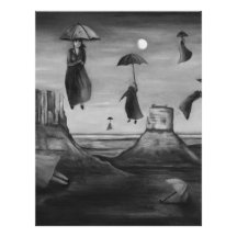 Spirits Of The Flying Umbrellas 2 BW Letterhead