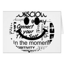 Spiritual affirmations smiley cards