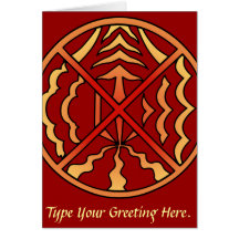 Spiritual Card Native Art First Nations Card
