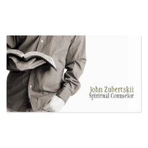 Spiritual Counsellor, Religion, Pastor Business Card Templates