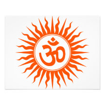 Spiritual Om Custom Invitations