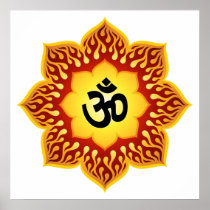 Spiritual Om Design. Posters