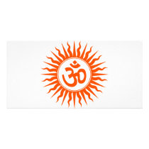 Spiritual Om Photo Card Template