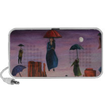 Spiritueux des parapluies 2 de vol haut-parleurs