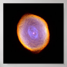 Spirograph Nebula Space Poster