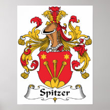 Spitzer Family Crest Poster