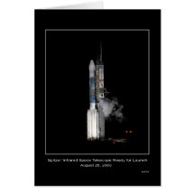 Spitzer Infrared Telescope ready for launch – Augu Greeting Cards