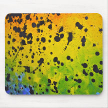 Splash Abstract Painting Mouse Pad