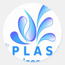 Splash Cruises Round Stickers